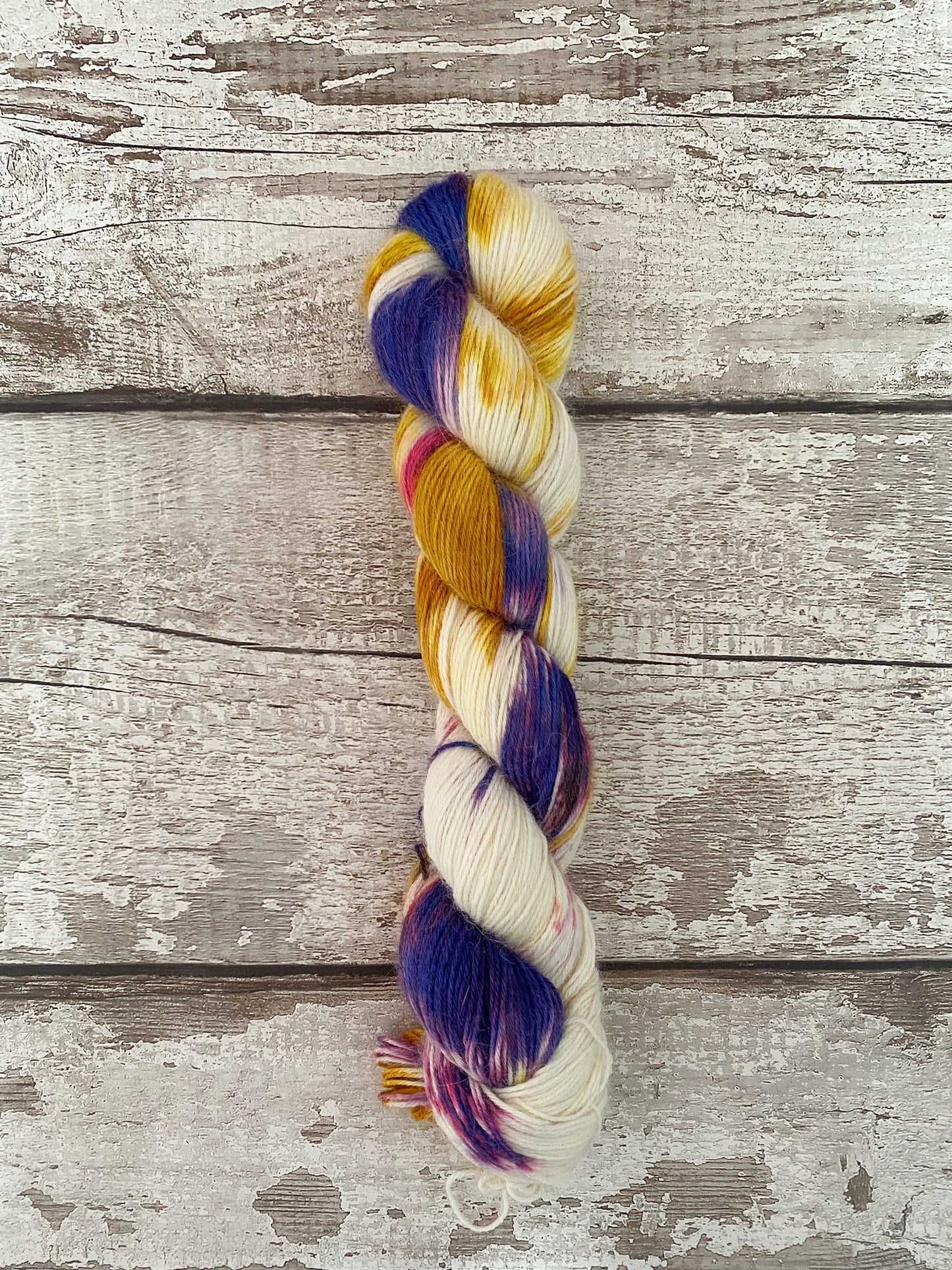 Hand Dyed Yarn Baby Llama 4ply Klimt