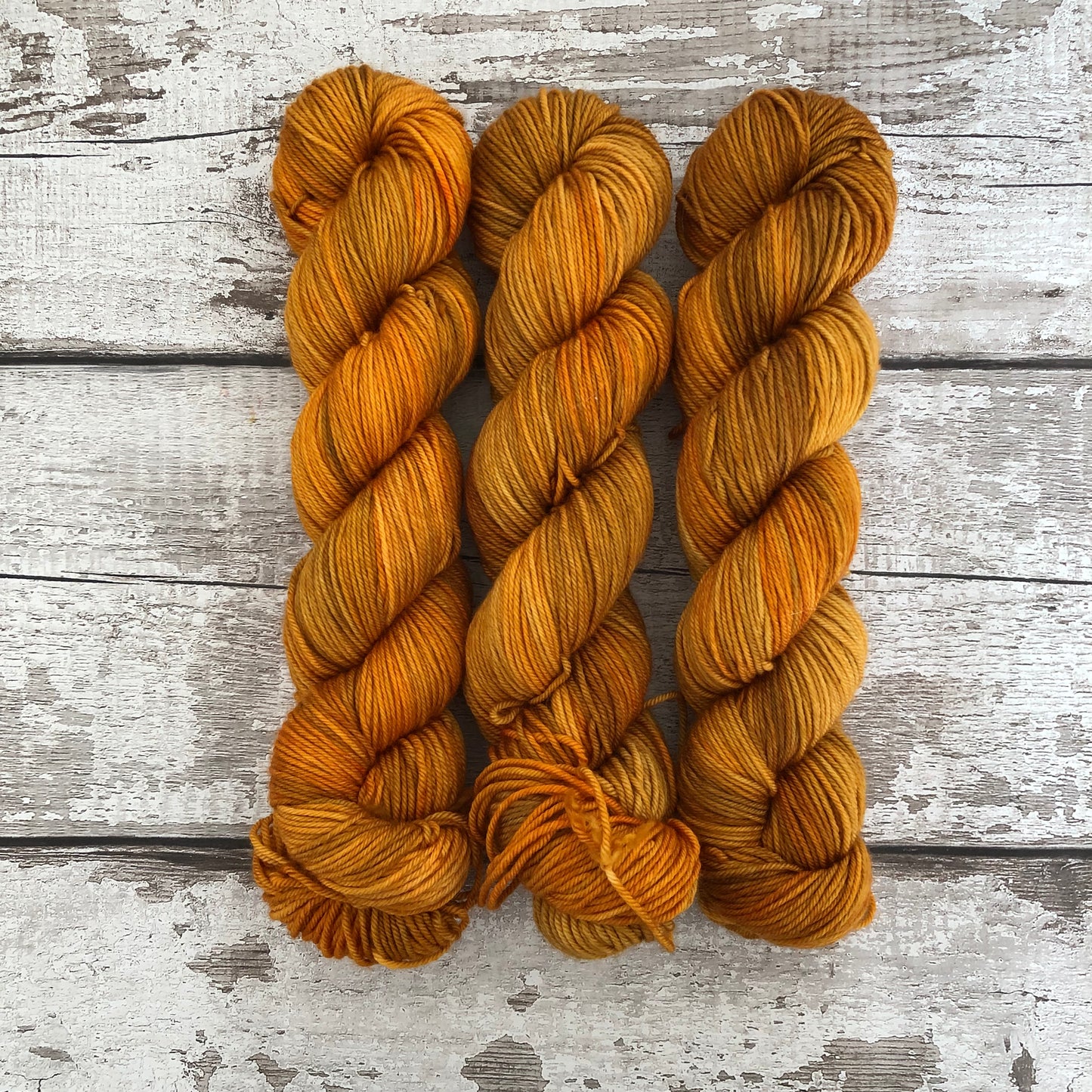 Hand Dyed Yarn Worsted Pumpkin Everything
