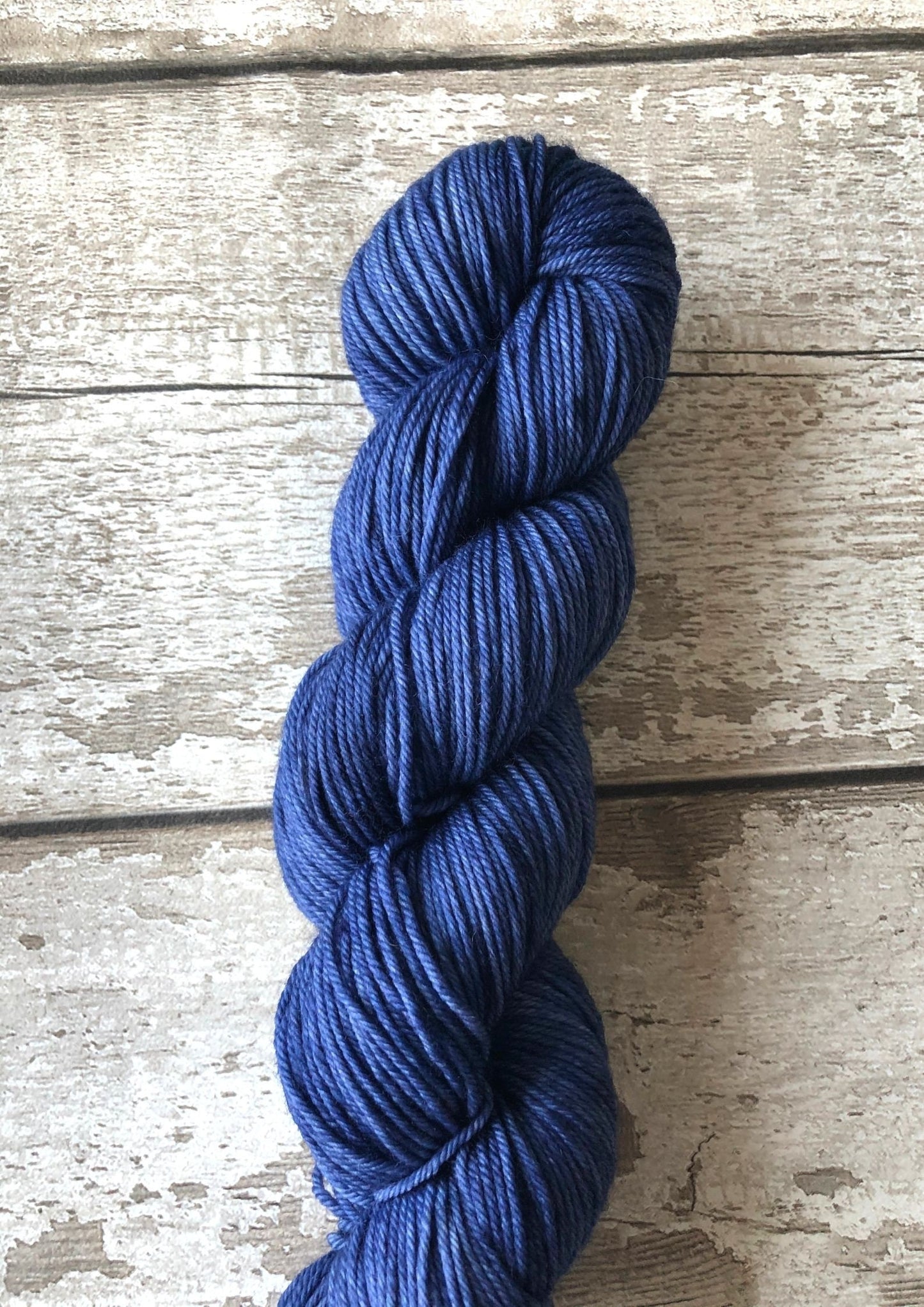 Hand Dyed Yarn DK Merino Nylon Navy SALE