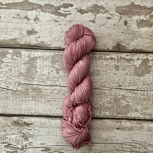 Hand Dyed Yarn Worsted Second Hand Rose